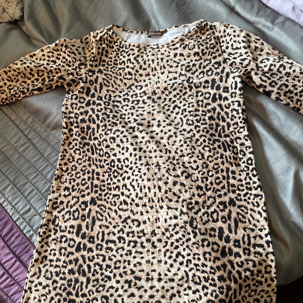 J. McLaughlin leopard print dress